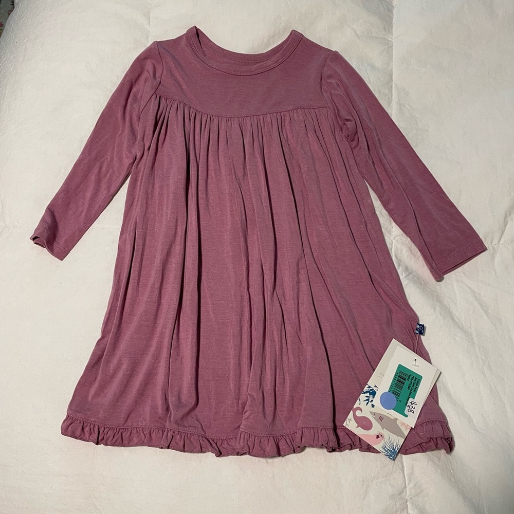 Kickee Pants Swing Long Sleeve Dress